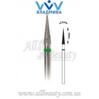 Насадка с крупным алмазным напылением - Конусная, заостренная 10 мм / 1,8 мм