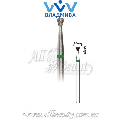 Насадка с крупным алмазным напылением - Обратноконусная 1,6 мм / 2,1 мм Насадка с крупным алмазным напылением - Обратноконусная 1,6 мм / 2,1 мм