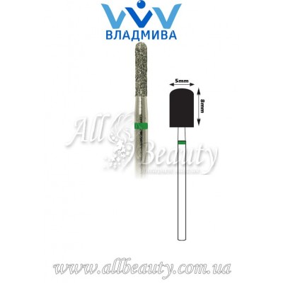 Насадка с крупным алмазным напылением - Цилиндрическая, полусферический конец 8 мм / 5 мм (сторінка 17) Насадка с крупным алмазным напылением - Цилиндрическая, полусферический конец 8 мм / 5 мм (сторінка 17)