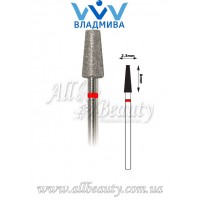 Насадка с мелким алмазным напылением - Усечённая конусная 8 мм / 2,3 мм