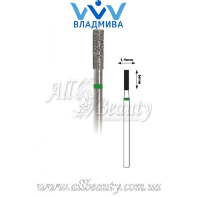 Насадка с крупным алмазным напылением - Цилиндрическая 6 мм / 1,4 мм (сторінка 14) Насадка с крупным алмазным напылением - Цилиндрическая 6 мм / 1,4 мм (сторінка 14)