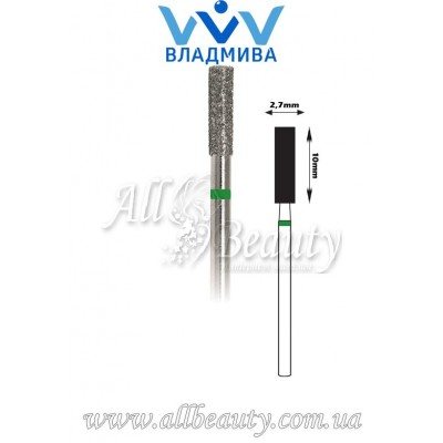 Насадка с крупным алмазным напылением - Цилиндрическая 10 мм / 2,7 мм (сторінка 14) Насадка с крупным алмазным напылением - Цилиндрическая 10 мм / 2,7 мм (сторінка 14)