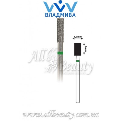 Насадка с крупным алмазным напылением - Цилиндрическая 6 мм / 3,3 мм Насадка с крупным алмазным напылением - Цилиндрическая 6 мм / 3,3 мм