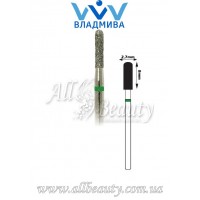 Насадка с крупным алмазным напылением - Цилиндрическая, полусферический конец 8 мм / 2,7 мм