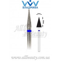 Насадка со средним алмазным напылением - Конусная, заостренная 10 мм / 5 мм