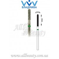 Насадка с крупным алмазным напылением - Цилиндрическая, полусферический конец 12 мм / 1,6 мм