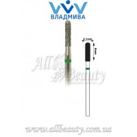 Насадка с крупным алмазным напылением - Цилиндрическая, полусферический конец 8 мм / 2,1 мм