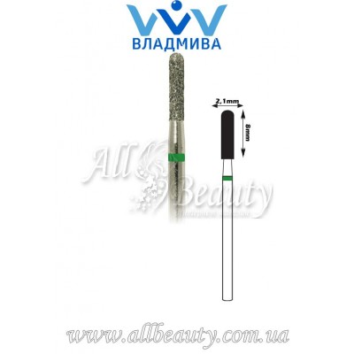 Насадка с крупным алмазным напылением - Цилиндрическая, полусферический конец 8 мм / 2,1 мм (сторінка 17) Насадка с крупным алмазным напылением - Цилиндрическая, полусферический конец 8 мм / 2,1 мм (сторінка 17)