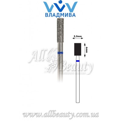 Насадка со средним алмазным напылением - Цилиндрическая 8 мм / 3,3 мм Насадка со средним алмазным напылением - Цилиндрическая 8 мм / 3,3 мм