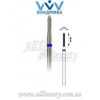 Насадка со средним алмазным напылением - Цилиндрическая, острый конец 8 мм / 1 мм