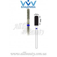 Насадка со средним алмазным напылением - Цилиндрическая, полусферический конец 10 мм / 4 мм