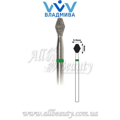 Насадка с крупным алмазным напылением - Двойная конусная 4 мм / 3,3 мм Насадка с крупным алмазным напылением - Двойная конусная 4 мм / 3,3 мм