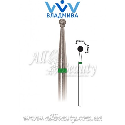 Насадка с крупным алмазным напылением - Сферическая 2,5 мм (сторінка 2) Насадка с крупным алмазным напылением - Сферическая 2,5 мм (сторінка 2)