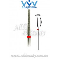 Насадка с мелким алмазным напылением - Конусная полусферический конец 9 мм / 1,2 мм