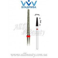 Насадка с мелким алмазным напылением - Конусная полусферический конец 9 мм / 2,5 мм