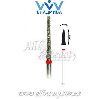 Насадка с мелким алмазным напылением - Конусная полусферический конец 9 мм / 2,5 мм (сторінка 17) Насадка с мелким алмазным напылением - Конусная полусферический конец 9 мм / 2,5 мм (сторінка 17)