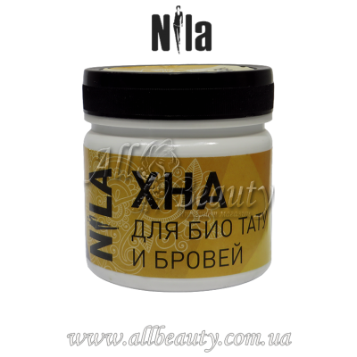 Nila - Хна для биотату и бровей (цвет черный) 100г Nila - Хна для биотату и бровей (цвет черный) 100г