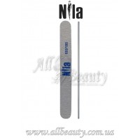 Nila - Пилочка для ногтей Wood 100/180 (серая)