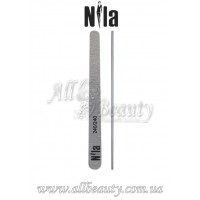 Nila - Пилочка для ногтей маленькая Капля серая 240/240