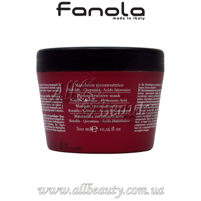 Fanola Botolife - Маска для реконструкции волос 300мл Fanola Botolife - Маска для реконструкции волос 300мл