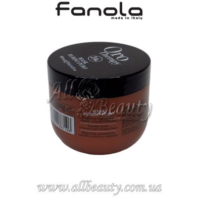 Fanola Oro therapy Rubino - Маска с кератином для окрашенных волос 300мл Fanola Oro therapy Rubino - Маска с кератином для окрашенных волос 300мл