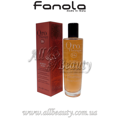 Fanola Oro therapy Rubino - Флюид для окрашенных волос 100мл Fanola Oro therapy Rubino - Флюид для окрашенных волос 100мл