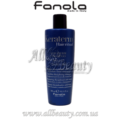 Fanola Keraterm - Шампунь для реконструкции поврежденных волос 300мл Fanola Keraterm - Шампунь для реконструкции поврежденных волос 300мл