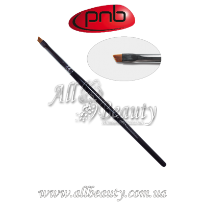 PNB 4D Nail Art Brush slant 2-s - Кисть для дизайна скошенная, нейлон PNB 4D Nail Art Brush slant 2-s - Кисть для дизайна скошенная, нейлон