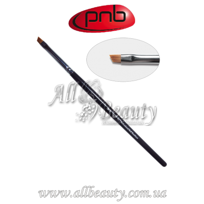PNB 5D Nail Art Brush slant 4-s - Кисть для дизайна скошенная, нейлон PNB 5D Nail Art Brush slant 4-s - Кисть для дизайна скошенная, нейлон