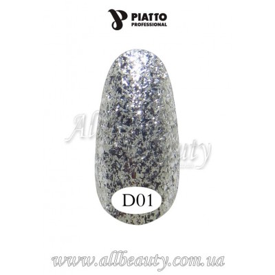 PIATTO Nano Diamante Gel Polish - Гель-лак 9мл №01 PIATTO Nano Diamante Gel Polish - Гель-лак 9мл №01