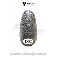 PIATTO Nano Diamante Gel Polish - Гель-лак 9мл №02
