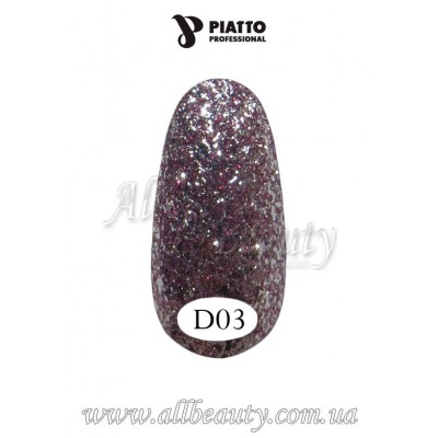 PIATTO Nano Diamante Gel Polish - Гель-лак 9мл №03 PIATTO Nano Diamante Gel Polish - Гель-лак 9мл №03