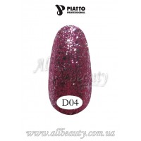 PIATTO Nano Diamante Gel Polish - Гель-лак 9мл №04