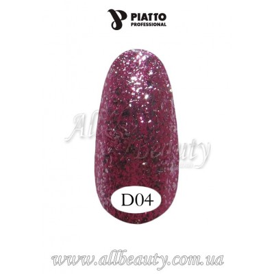 PIATTO Nano Diamante Gel Polish - Гель-лак 9мл №04 PIATTO Nano Diamante Gel Polish - Гель-лак 9мл №04