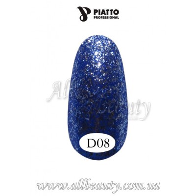 PIATTO Nano Diamante Gel Polish - Гель-лак 9мл №08 PIATTO Nano Diamante Gel Polish - Гель-лак 9мл №08