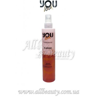 YOU look Bi-phase repair - Двухфазный спрей кондиционер для сухих и повреждённых волос 200 мл YOU look Bi-phase repair - Двухфазный спрей кондиционер для сухих и повреждённых волос 200 мл