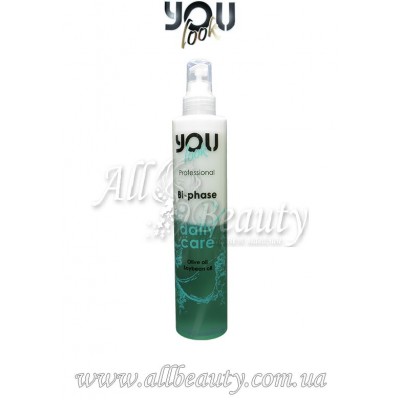 YOU look Bi-phase Daily Care - Двухфазный спрей кондиционер ежедневный уход 250 мл YOU look Bi-phase Daily Care - Двухфазный спрей кондиционер ежедневный уход 250 мл