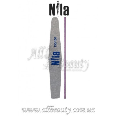 Nila - Пилочка для ногтей серая Rhombus 150/150 Nila - Пилочка для ногтей серая Rhombus 150/150