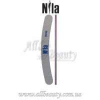 Nila - Пилочка для ногтей серая Banana 80/80