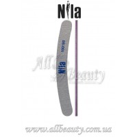 Nila - Пилочка для ногтей серая Banana 100/180