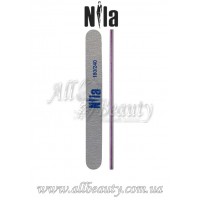 Nila - Пилочка для ногтей серая Прямая 180/240