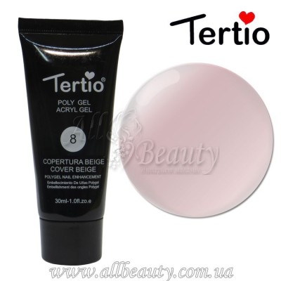 Tertio Acryl Gel - Полигель №08 Cover Beige 30 мл. Tertio Acryl Gel - Полигель №08 Cover Beige 30 мл.