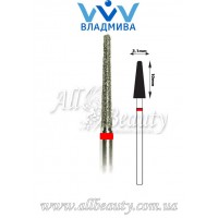 Насадка с мелким алмазным напылением - Конусная полусферический конец 10 мм / 3,1 мм