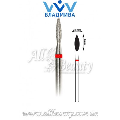 Насадка с мелким алмазным напылением - Пламя 8 мм / 2,5 мм (сторінка 19) Насадка с мелким алмазным напылением - Пламя 8 мм / 2,5 мм (сторінка 19)