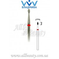 Насадка с мелким алмазным напылением - Почка 3 мм / 1,2 мм