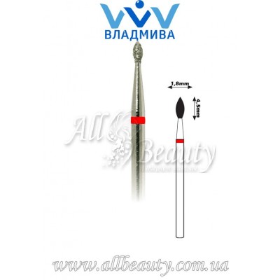 Насадка с мелким алмазным напылением - Почка 4,5 мм / 1,8 мм (сторінка 4) Насадка с мелким алмазным напылением - Почка 4,5 мм / 1,8 мм (сторінка 4)