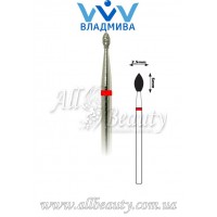 Насадка с мелким алмазным напылением - Почка 5 мм / 2,5 мм