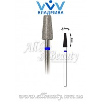 Насадка со средним алмазным напылением - Усечённая конусная 8 мм / 2,5 мм