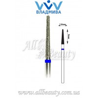 Насадка со средним алмазным напылением - Конусная полусферический конец 9 мм / 1,8 мм