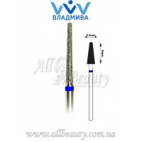 Насадка со средним алмазным напылением - Конусная полусферический конец 9 мм / 3,3 мм